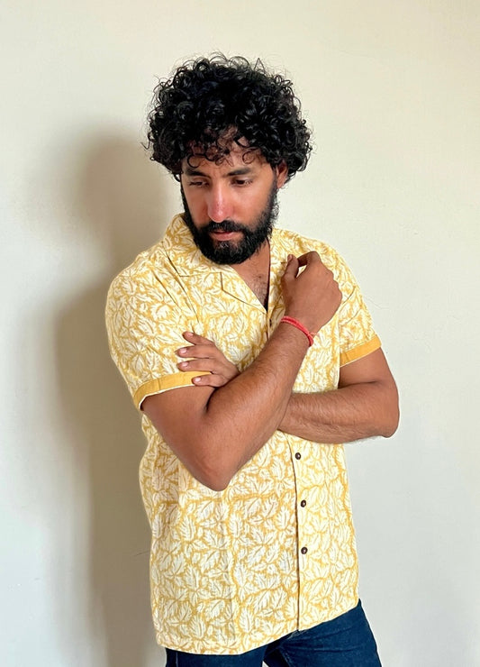 Viva Yellow Half Sleeves Shirt