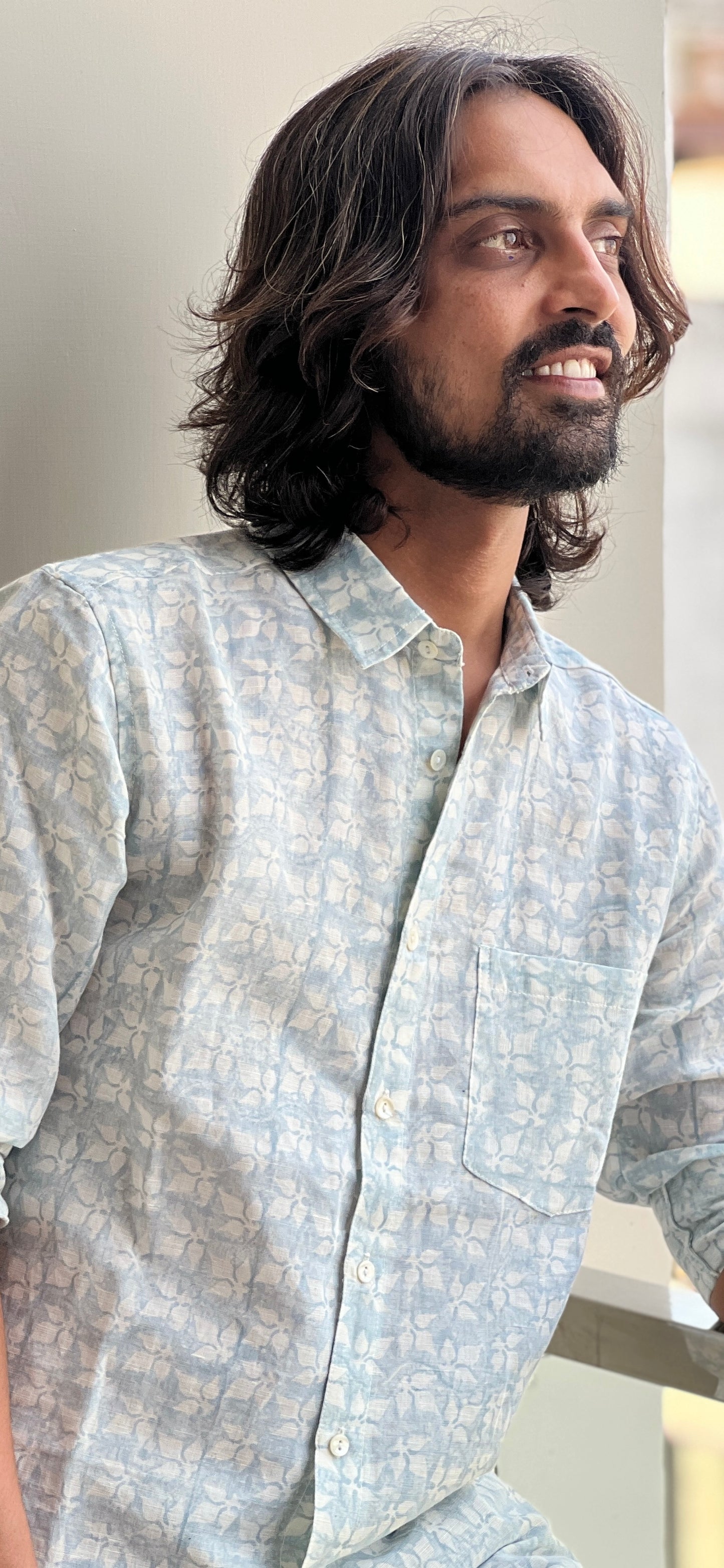 Arctic Blue Botanica Shirt