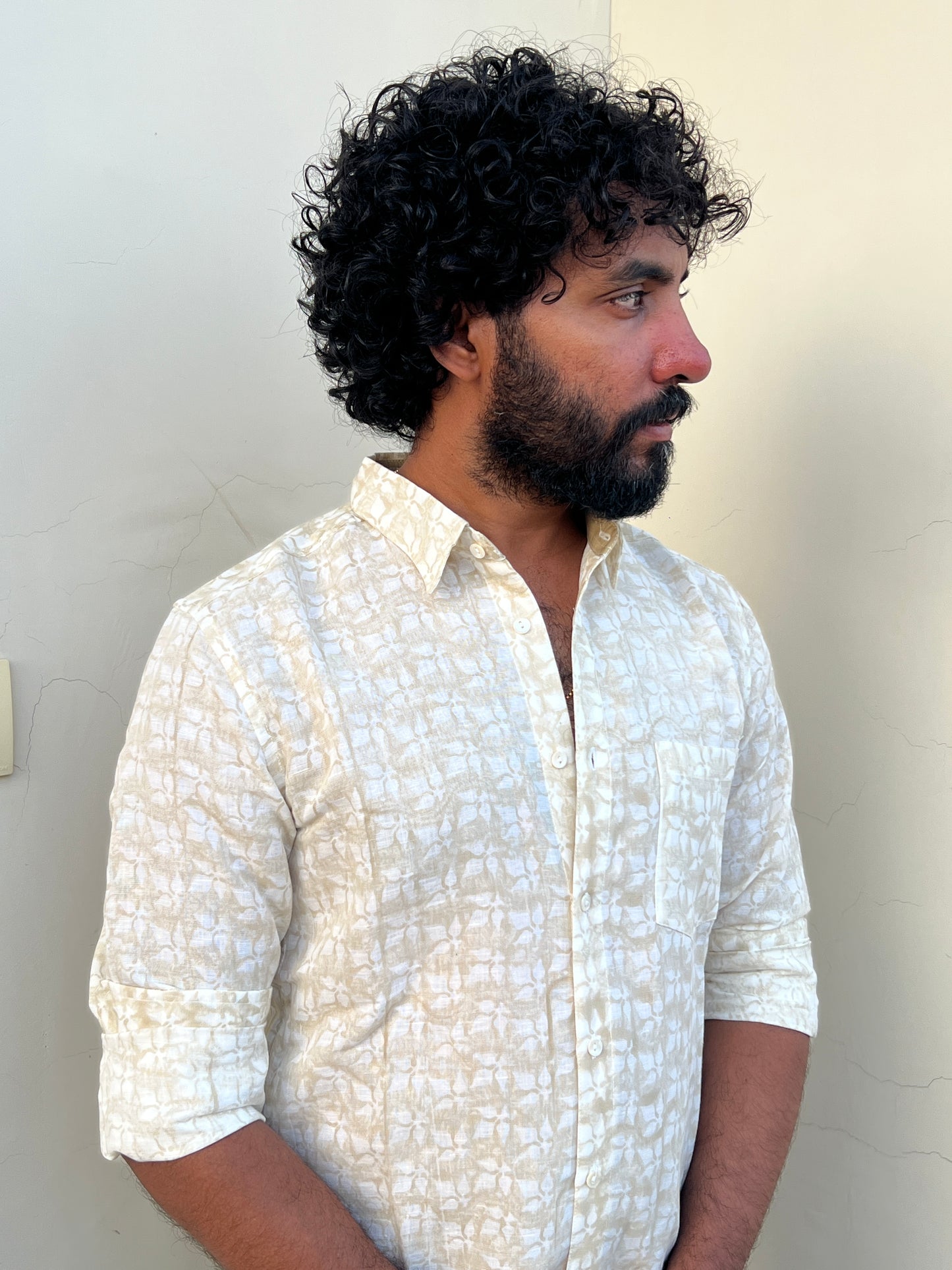 Cloudy Cream Botanica Shirt