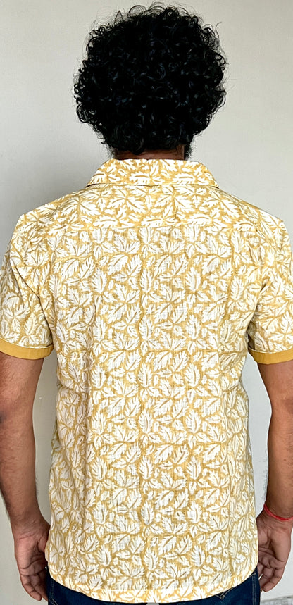 Viva Yellow Half Sleeves Shirt